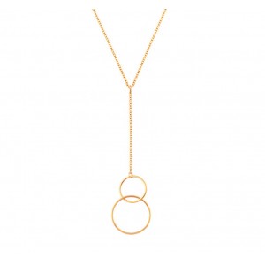 Necklace Cycle Pink gold  K14 Code 005284