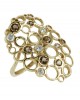 Ring Yellow gold K14 with semiprecious stones Code 005782 