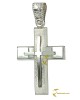 Αντρικός σταυρός Κίτρινος χρυσός Κ14 Κωδικός 002691