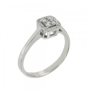 Diamond ring  White gold K18 Code 006665